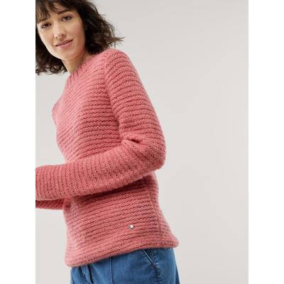 Walbusch Damen KERO Alpaka-Pullover Rose noch offen: Muster Image