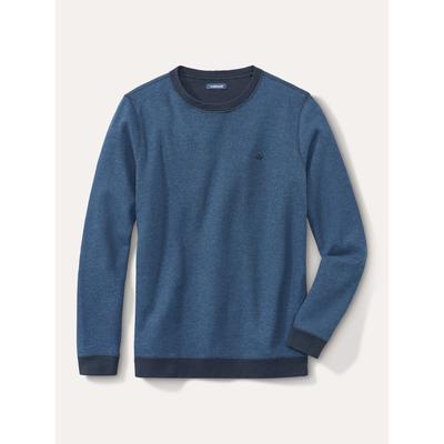 Walbusch Herren Strukturpullover Bicolor Blau Image