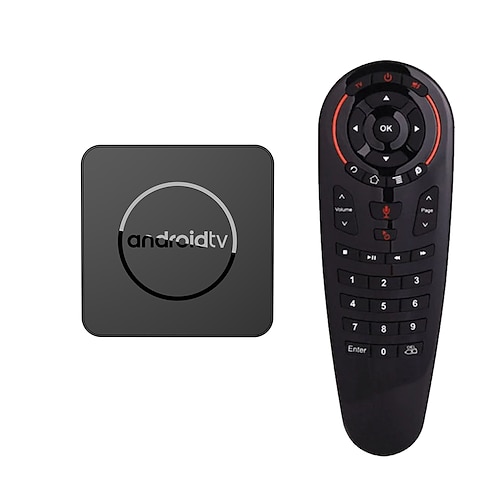 Android TV Box Mortal Q1 Plus CPU Allwinner H313 Supporto 2.4G/5.8G Wi-Fi BT5.2 Assistente Google 2GB RAM 16GB 8GB ROM Smart Home TV Box