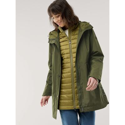Walbusch Damen Aquastop langer Anorak 3-in-1 Gruen Image