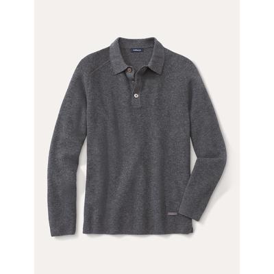 Walbusch Herren Patentstrick-Polopullover Grau Image