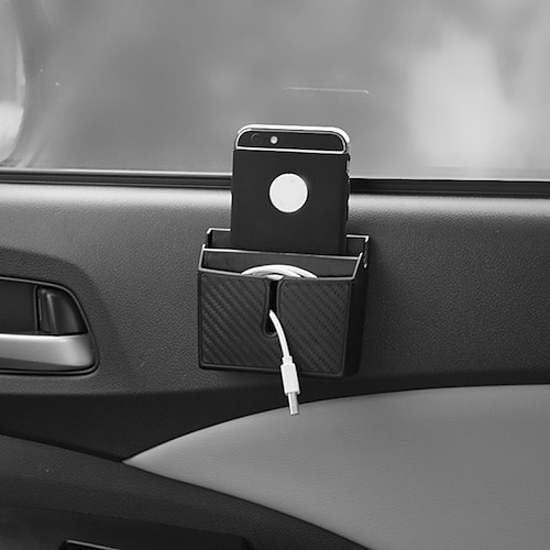 scatola portaoggetti per cellulare per auto sedile anteriore autoadesivo organizer per auto supporto tascabile universale per cruscotto accessori per auto accessori per auto