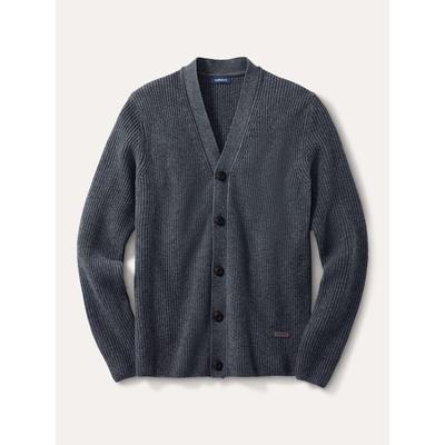 Walbusch Herren Patentstrick-Cardigan Grau Image