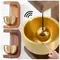 Magnetic Shopkeepers Bell Wood Doorbell Wind Chime for Refrigerator Room Porch Garden Backyard Restaurant Home Garden Windchime