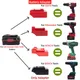 Adattatore batteria per batteria agli ioni di litio Lidl Parkside X20V TEAM TO OZITO 18V/Milwaukee 18V/HITACHI 18V/BOSCH 18V Utensili elettrici a batteria