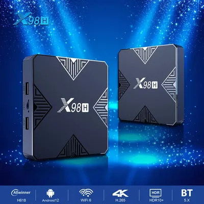 X98H Smart TV BOX Android 12 Allwinner H618 Wifi 6 BT5.0 4K 4G32G Media Player 2,4G 5G Wifi Set Top Box 2G16G PK X96Q