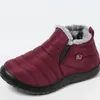 Frauen Stiefel Slip Auf Winter Schuhe Frauen Ankle Botas Mujer Waterpoorf Schnee Stiefel Weibliche Plüsch Wohnungen Casual Schuhe 35-44 WSH4162