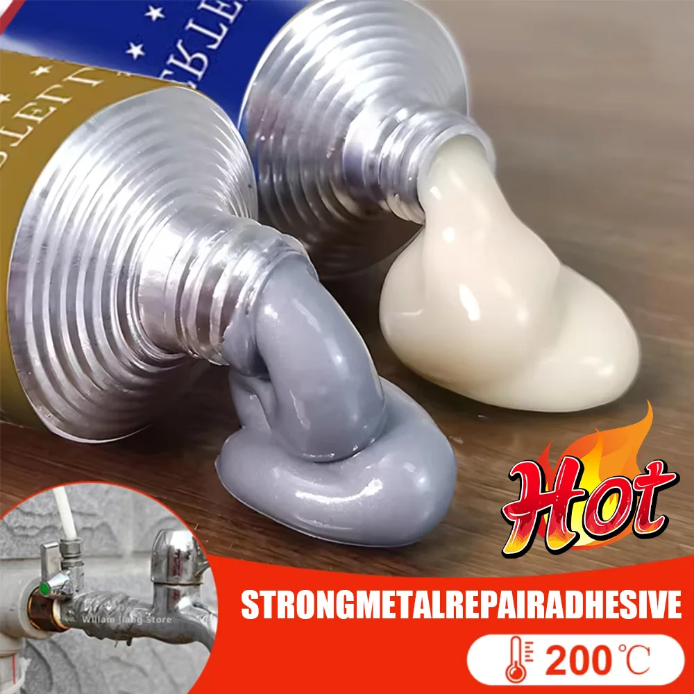 Kaltschweißkleber, Metallreparaturkleber, hitzebeständiges AB-Dichtmittel, hochfester magischer Kunststoff-Reparatur-Gusskleber, Epoxidharz Image