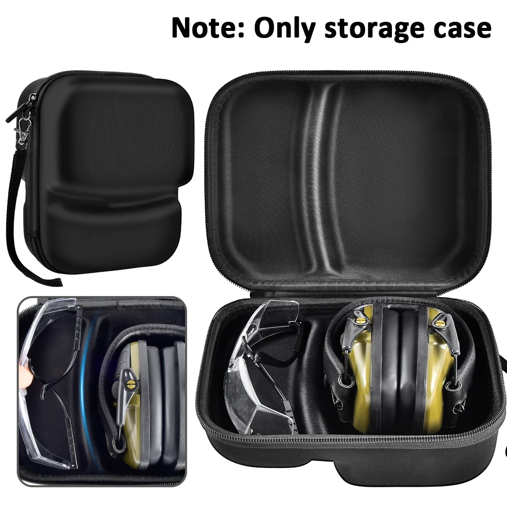 Schutzhülle kompatibel mit Walker's Razor Slim elektronischen Ohrenschützern, Aufbewahrung für Howard Leight, für PROHEAR 016 Gehörschutz-Ohrenschützer Image