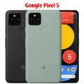 Telefono cellulare originale Google Pixel 5 5G 8 GB RAM 128 GB ROM NFC 6.0 "12.2 MP + 16 MP + 8 MP Snapdragon 765G Octa Core Android SmartPhone