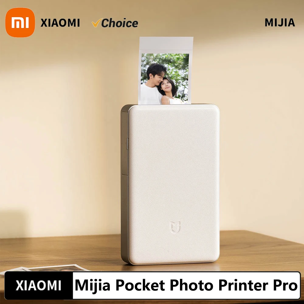 2025 Xiaomi Pocket Photo Printer Pro AR Video-Foto Bluetooth-Verbindung Integrierte Automatische Folienabdeckung HD-Druck Image
