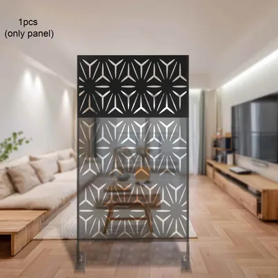 Outdoor Decorative Indoor Privacy Screen Panel Metal Laser Cut Privacy Screen