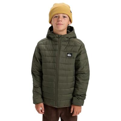 Funktionsjacke QUIKSILVER "Scaly", Kinder, Gr. 12, braun, 100% Nylon, Jacken