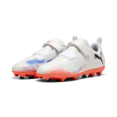 Fußballschuh PUMA "FUTURE 8 PLAY FG/AG Fußballschuhe Kinder", Kinder, Gr. 27, weiß schwarz glowing rot, Obermaterial: Synthetik; Futter: Textil; Innensohle: Textil; Laufsohle: Gummi, Schuhe Image