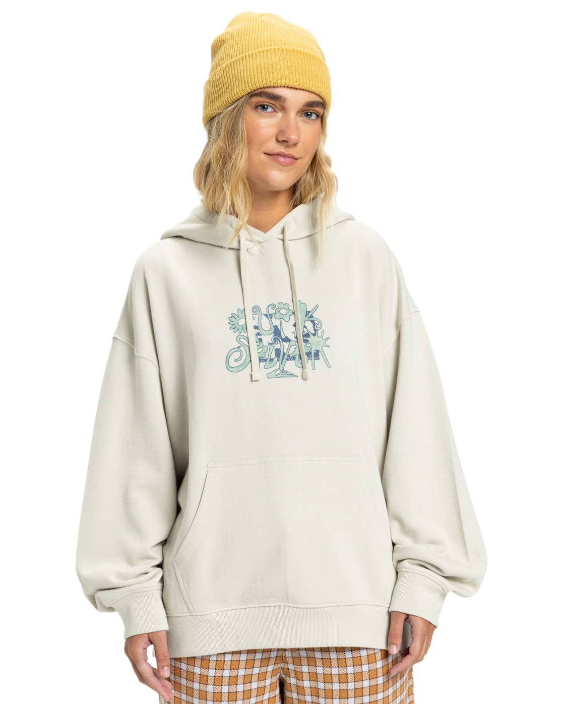 Kapuzensweatshirt QUIKSILVER "Standard", Damen, Gr. S, moonstruck, 100% Baumwolle, Sweatshirts