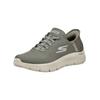 Sneaker SKECHERS "Skechers Sneaker Textil", Damen, Gr. 41, grün (olive), Textil, casual, Schuhe