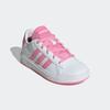 Sneaker ADIDAS SPORTSWEAR "GRAND COURT LIFESTYLE TENNIS LACE-UP", Gr. 36, weiß (cloud weiß, bliss pink, core schwarz), Synthetik, Textil, sportlich, Schuhe, Design auf den Spuren des adidas Superstar