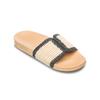 Sandale ROXY "Slippy Iv Country", Gr. 7(37), schwarz (schwarz, tan), Obermaterial: 100% Polyster PU, Futter: 100% Textil, Laufsohle: 100% EVA, Schuhe