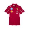 Poloshirt PUMA "Scuderia Ferrari HP 2025 Team Polo Herren", Herren, Gr. XS, schwarz cherry rot, Obermaterial: 100% Polyester, clean, regular fit, Kurzarm, Shirts