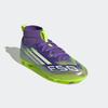 Fußballschuh ADIDAS PERFORMANCE "F50 LEAGUE KUNSTRASEN NEUERER GENERATION, HART- UND ASCHENPLÄTZE E KIN", Gr. 34, lila rush, cloud weiß, lucid lemon, Synthetik, Textil, sportlich, Schuhe, geeignet für Rasen- und Kunstrasenplätze