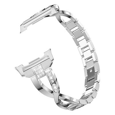 Watch Band for Samsung Galaxy Watch 8 40/44mm Watch 8 Classic 46mm Watch Ultra 47mm Stainless Steel Replacement Strap Glitter Bling Diamond Jewelry Bracelet Wristband