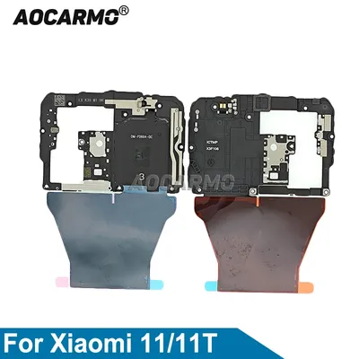 Aocarmo For Xiaomi 11 11T Pro Mi 11T Wireless Charging NFC Antenna Signal Module Motherboard Cover Replacement Part