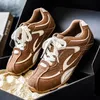 Wildleder Retro Turnschuhe Männer Original Braun Training Schuhe Für Mann Lace-up Flache Designer Schuhe Mann Bequeme Outdoor Männer casual Sneaker