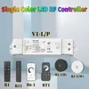 Skydance LED-Dimmer 12–48 V V1-L/P R1/11 1 Zone einfarbiges LED-Streifen-Dimm-Set, kabelloses WLAN, 2,4 G Fernbedienung, Druckschalter