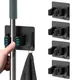 Supporto per organizer per mocio per montaggio a parete Gancio per scopa Gancio portaoggetti in acciaio inossidabile Accessori per l'organizzazione del bagno della cucina