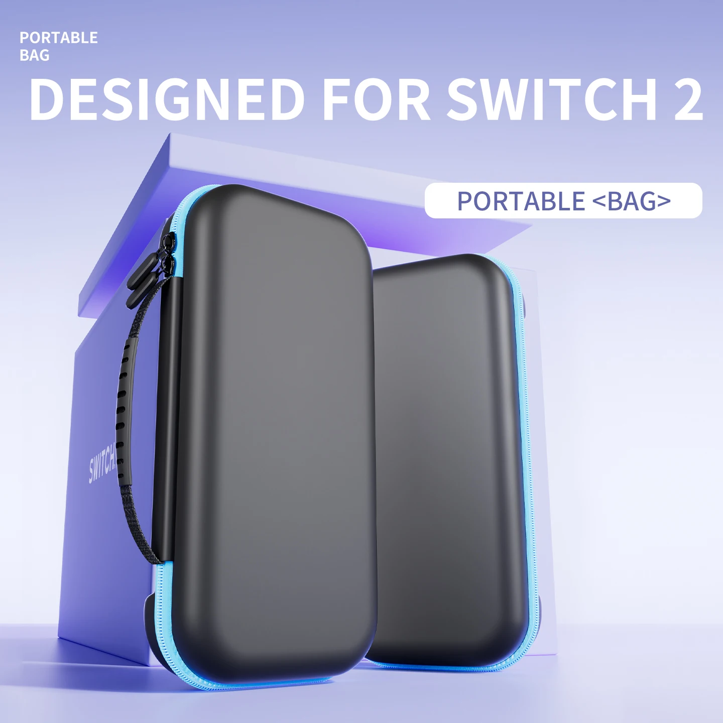Tragetasche für Nintendo Switch 2 Modell (2025), tragbare Hartschalentasche, die Reisespieltasche für Nintendo Switch 2 tragen Image