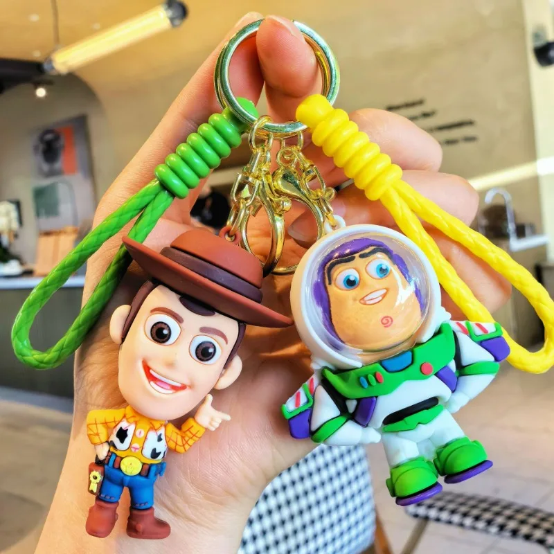 Mode trendige süße Toy Story Buzz Lightyear Schlüsselanhänger dekorative Anhänger Woody Schlüsselanhänger Auto Tasche Charme Party Geschenke Image