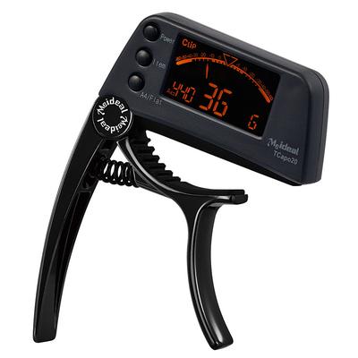 DUAL-USE GUITAR CAPO TUNER WITH LCD DISPLAY Zinc Alloy 2 in 1 Capo and Tuner for Acoustic Electric Guitar Accurate Pitch Adjustment Tool