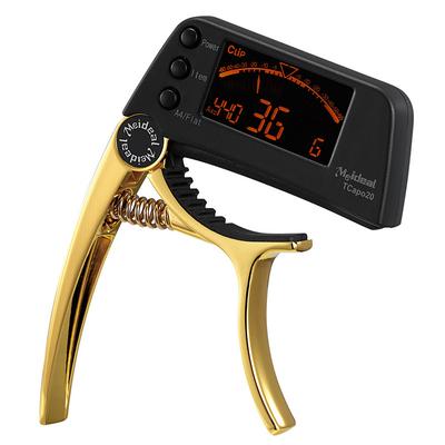 DUAL-USE GUITAR CAPO TUNER WITH LCD DISPLAY Zinc Alloy 2 in 1 Capo and Tuner for Acoustic Electric Guitar Accurate Pitch Adjustment Tool