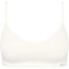 Schalen-BH SLOGGI "FREE Evolve P", Damen, Gr. 1, N-Gr, weiß (silk weiß), Single Jersey, Spitze, Obermaterial: 46% Polyester, 45% Modal, 9% Elasthan, unifarben, modisch, BHs, super weich, dehnfähig, Stretch-Cups
