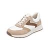 Sneaker REMONTE "Remonte Sneaker Leder", Damen, Gr. 42, beige (sand), Leder, casual, Schuhe