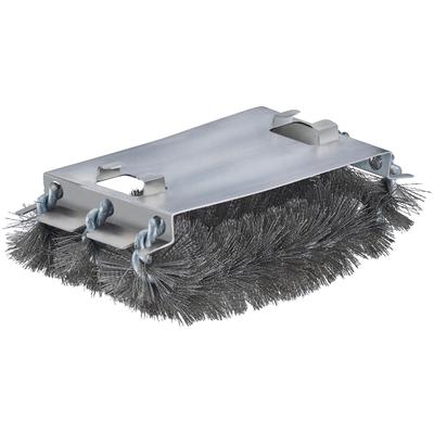 Reinigungsbürste RÖSLE "SlideX, 25391", silber (silberfarben), B:7,5cm H:6cm, Edelstahl, Reinigungsbürsten, Ersatzbürste Steel für Reinungsbürste SlideX, Edelstahl Image