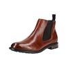 Stiefelette BUGATTI "bugatti Stiefelette Leder/Textil", Herren, Gr. 46, braun (cognac), Leder, Textil, casual, Schuhe