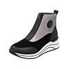 Stiefelette REMONTE "Remonte Stiefelette Lederimitat", Damen, Gr. 41, schwarz (schwarz, silber), Lederimitat, casual, Schuhe