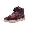 Sneaker RICOSTA "Ricosta Sneaker Veloursleder", Gr. 27, rot (merlot), Veloursleder, casual, Schuhe