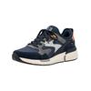 Sneaker RIEKER "Rieker Sneaker Lederimitat", Herren, Gr. 42, navy, grau, Lederimitat, casual, Schuhe