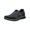 Slipper IMAC "Imac Slipper Nubukleder", Herren, Gr. 43, blau (dunkelblau), Nubukleder, casual, Schuhe