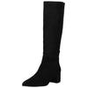 Stiefel HÖGL "Högl Stiefel Veloursleder", Damen, Gr. 36, schwarz, Veloursleder, casual, Schuhe