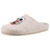 Clog ANISTON SHOES, Damen, Gr. 39, beige, Textil, meliert, klassisch, Schuhe, Hausschuh, mit ergonomisch gefomtem Fußbett - NEUE KOLLEKTION