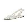 Ballerina STEVE MADDEN "STEVE MADDEN Ballerinas Textil", Damen, Gr. 41, weiß (ivory), Textil, casual, Schuhe
