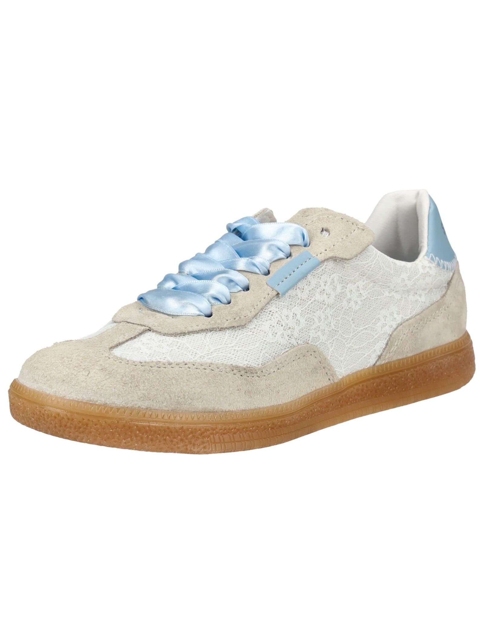 Sneaker STEVE MADDEN "STEVE MADDEN Sneaker Veloursleder/Textil", Damen, Gr. 40, beige (ivory), Textil, Veloursleder, Schuhe Sneaker
