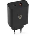 Wall charger 65 w fast charging function 20 225 a 325 a a number of outputs 2 usb a usb c automatic