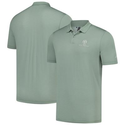 The 153rd Open Royal Portrush adidas Tour Streifen Polo - Silber Grün Image