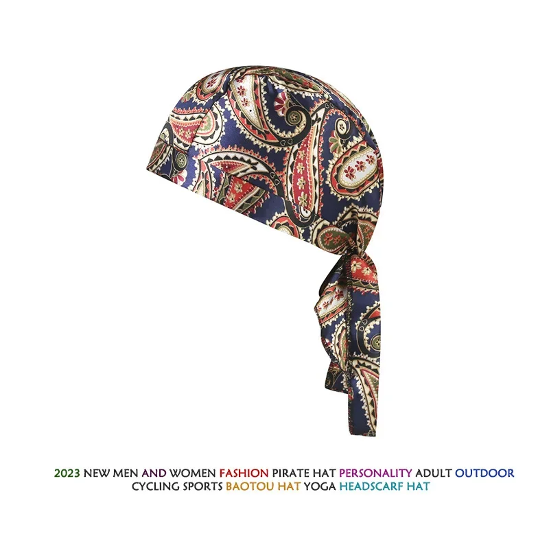 Piratenhut Camouflage Stirnband Sommer Taschentuch Kopf Mann Radfahren Kapuze Sonnenschutz Sport Atmungsaktives bedrucktes Kopftuch Image