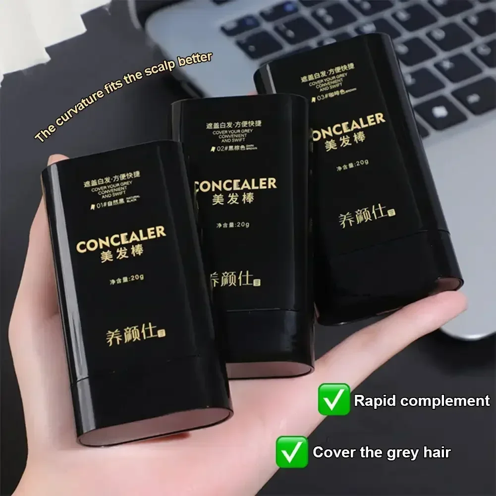 1/3PC Haar Farbe Kamm Schwarz Haar Einweg Haar Farbe Stift Haar Farbe Stick Temporäre Abdeckung Grau Haar abdeckt Artefakt Image