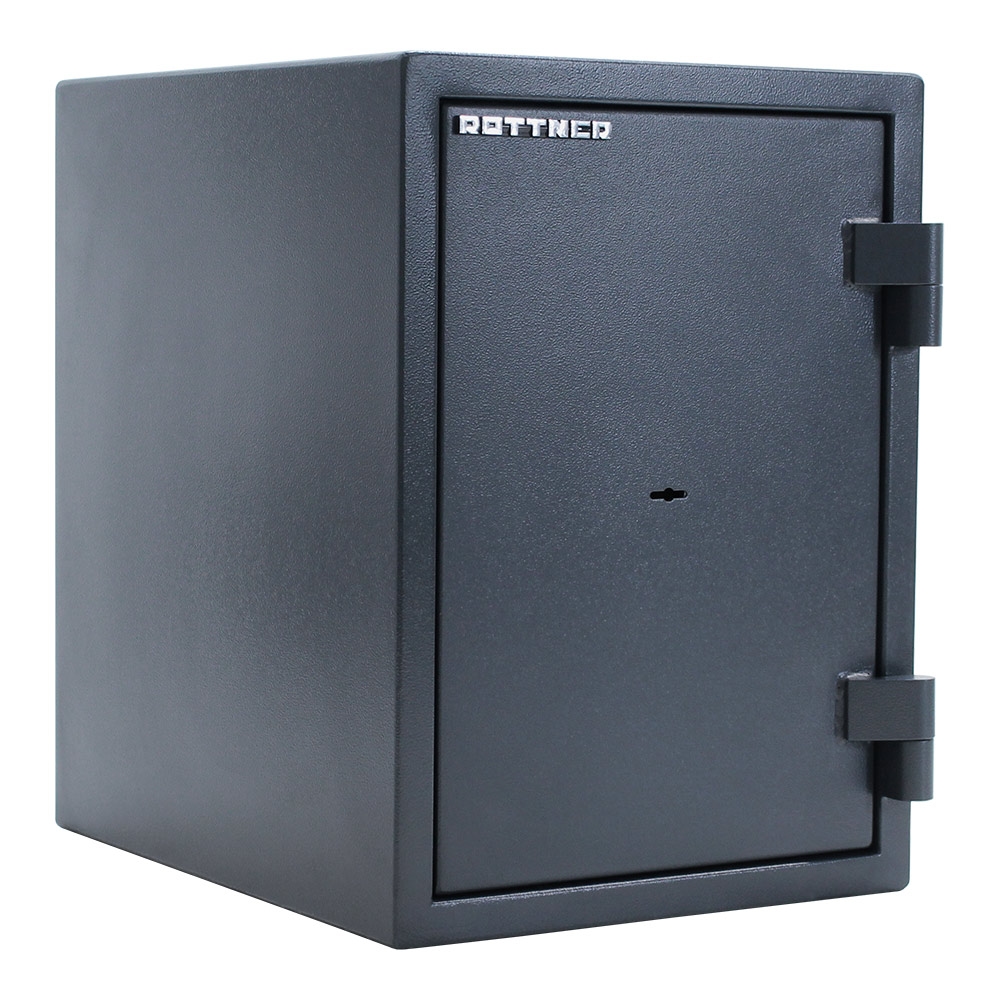 Rottner Dokumententresor EN1 Fire Hero 50 Doppelbartschloss anthrazit Image